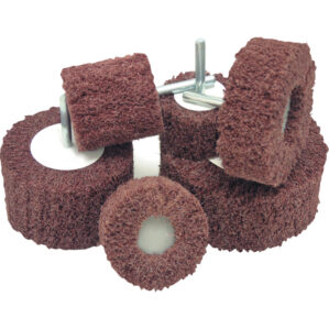 Non-Woven Flap Wheel, 76 x 25 x 6mm, Very Fine, Aluminium Oxide