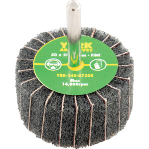 Interleaved Flap Wheel, 50 x 25 x 6mm, Fine, Aluminium Oxide