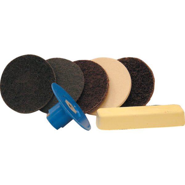Polishing Kit, For Stainless Steel, 7 Piece