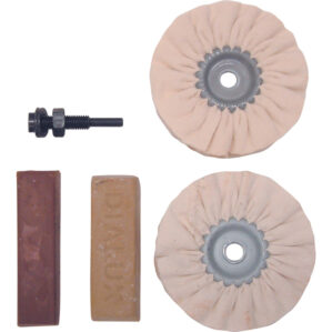 L002100020, Polishing Kit, 100mm, For Plastics, 5 Piece