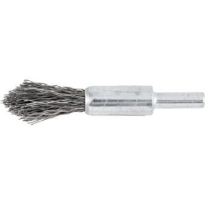 30mm Crimped Wire, Pointed End De-carbonising Brush - 30SWG