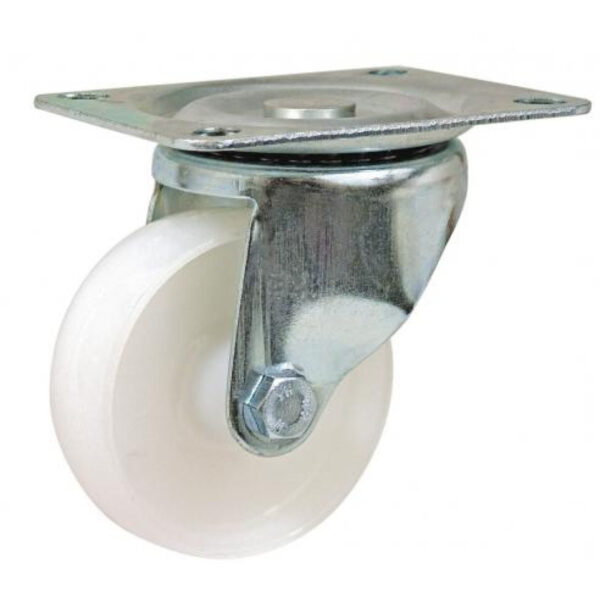 BRAKED SWIVEL PLATE 50mm POLYPROPYLENE