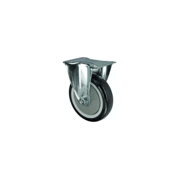 FIXED PLATE 75mm POLYURETHANE TYRE