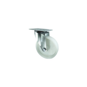 Steel Castor with Nylon Wheel Swivel Plate 80mm