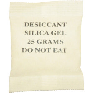 Silica Gel Sachets - (Pack of 100) - 25gm