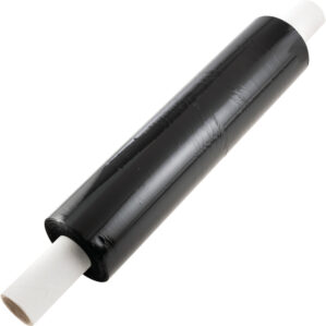 Stretch Wrap Roll - 400mm x 300M - 25 Micron - Extended Core Black