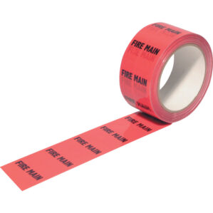 Fire Main Pipeline Identification Tape 50mm x 33m
