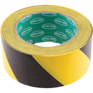 50mm Yellow & Black Hazard Marking Tape