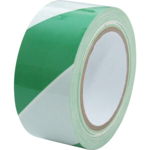 50mm Green & White Hazard Marking Tape