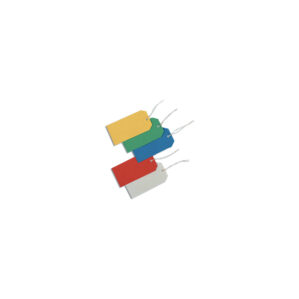 Strung Tags Yellow - 120x60 mm - (Box of 250)