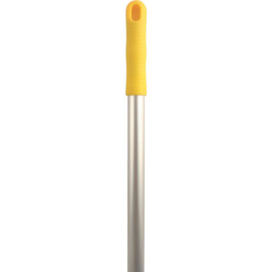 Mop Handle, Aluminium Threaded, Yellow