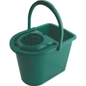 15ltr Plastic Mop Bucket Green