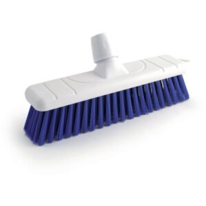 12" Stiff Polypropylene Sweep Broom Head Blue