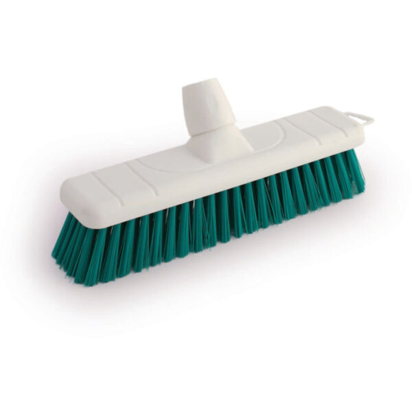 12" Soft Poly Sweep Broom Head Green
