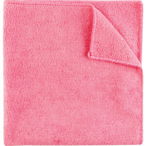 40x40cm Economy Pink Microfibre Cloth 36g