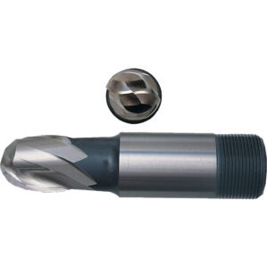 B210T, Short Slot Drill, 20mm, 2fl, Threaded Shank, High Speed Steel, Bright