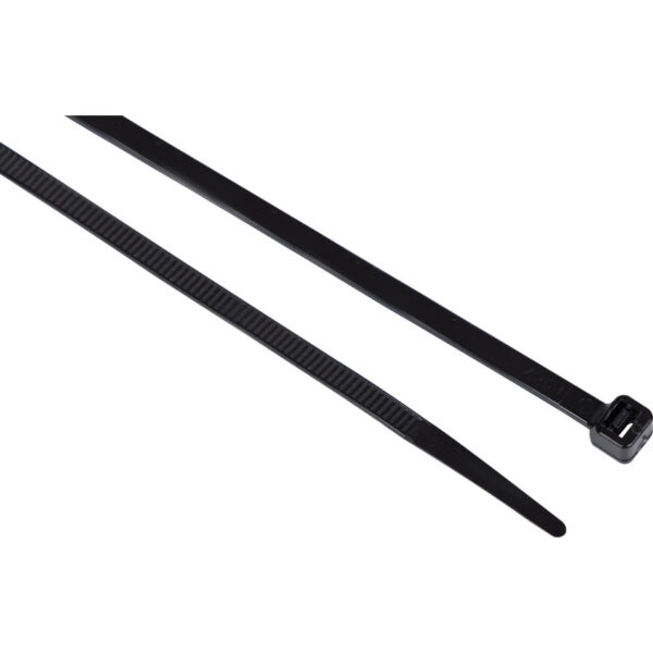 Cable Ties, Black, 12.7x580mm (Pk-100)