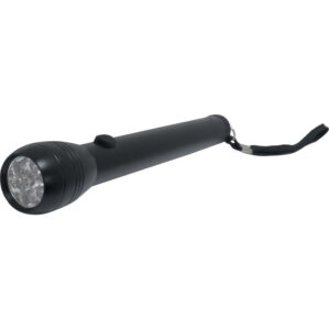 6 LED Super Bright Black Case Torch