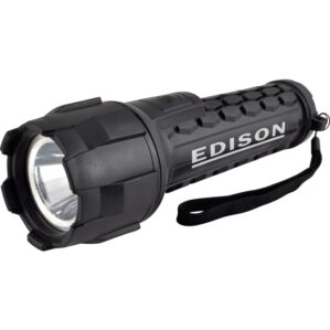 EWT003 - Rubber LED Waterproof Torch 3W CREE LED, 2x D Batteries