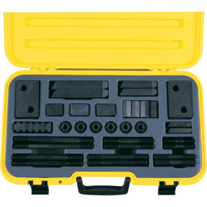 T-Slot Clamping Kit, Metric, M16, Non-Alloy Carbon Steel, Set Of 58