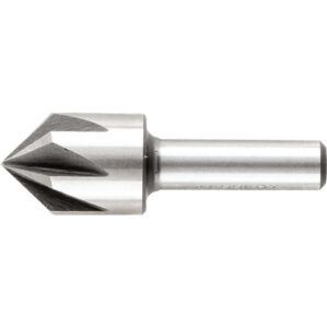 90degree, Countersink, 1/2in., Straight Shank, 6 fl, Cobalt High Speed Steel