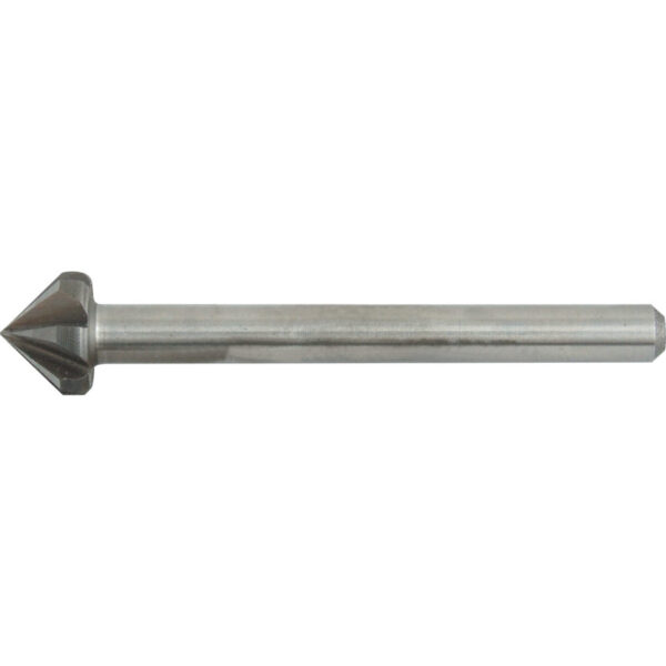 90degree, Countersink, 3/8in., Straight Shank, 6 fl, Cobalt High Speed Steel
