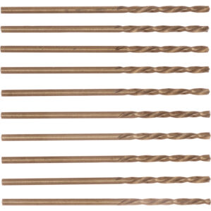 Jobber Drill, 1.4mm, Normal Helix, Cobalt High Speed Steel, Bronze Oxide