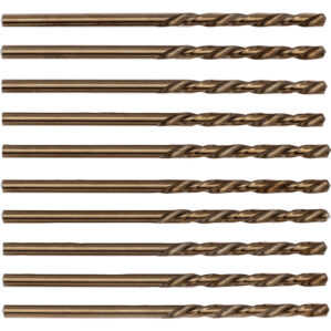 Jobber Drill, 2.5mm, Normal Helix, Cobalt High Speed Steel, Bronze Oxide