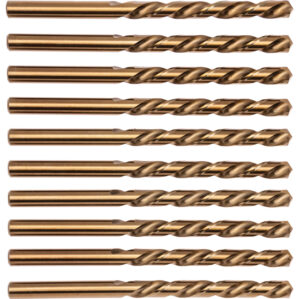 Jobber Drill, 7mm, Normal Helix, Cobalt High Speed Steel, Bronze Oxide