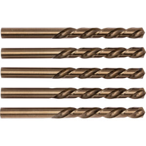 Jobber Drill, 10.5mm, Normal Helix, Cobalt High Speed Steel, Bronze Oxide