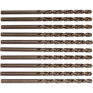 Jobber Drill,  1/8in., Normal Helix, Cobalt High Speed Steel, Bronze Oxide