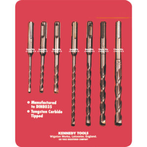 Masonry Drill Bit Set, 5-12mm x 110-160mm, SDS, 7 Pack