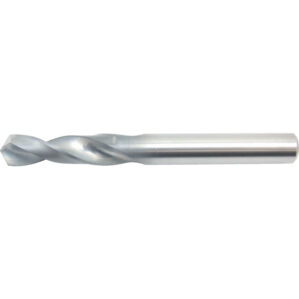 Stub Drill, 8mm, Carbide, Bright