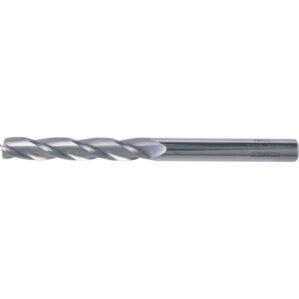 End Mill, Long, 3mm, Plain Round Shank, 3fl, Carbide, Uncoated