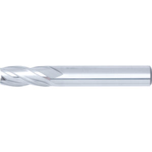 End Mill, Regular, Plain Round Shank, 10mm, Uncoated, Carbide, 4fl