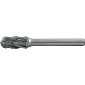 Carbide Burr, Uncoated, Rapid Cut, 12mm, Cylindrical Ball Nosed