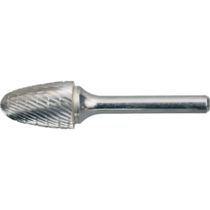 Carbide Burr, Uncoated, Cut 9 - Chipbreaker, 16mm, Round Tree