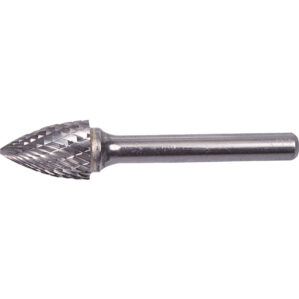 Carbide Burr, Uncoated, Cut 6 - Double Cut, 16mm, Round Tree