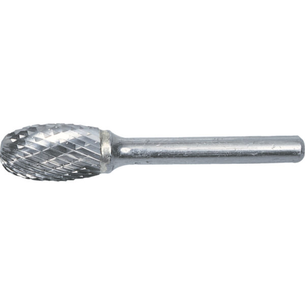Carbide Burr, Uncoated, Cut 6 - Double Cut, 12.7mm, Oval