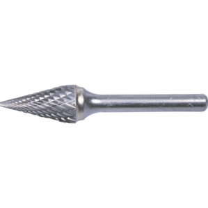 Carbide Burr, Uncoated, Cut 6 - Double Cut, 16mm, Conical