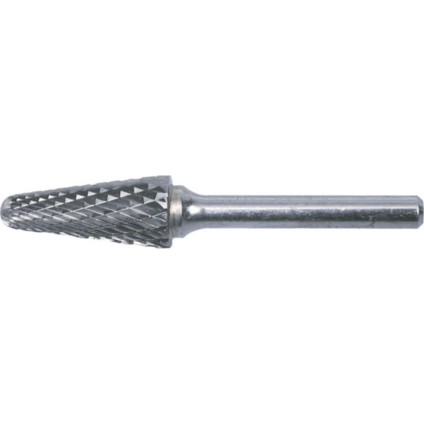 Rotary Burr, Uncoated, Cut 6 - Double Cut, 16mm, Conical