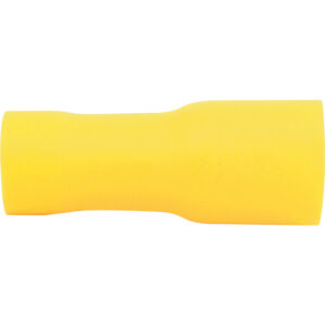 6.30mm FULLY INSULATED YELLOW FEMALE PUSH-ON (100)