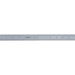 300mm/12" RIGID RUSTLESS RULE SQUARE END