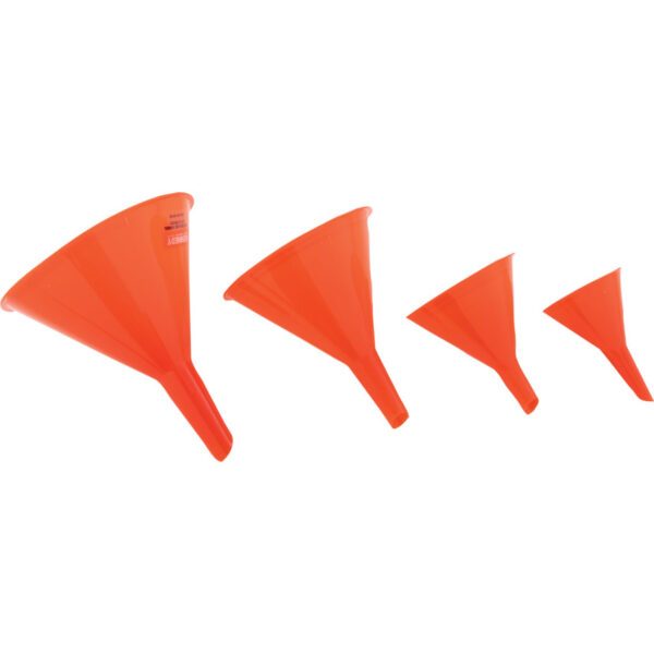 Funnel Set, Variousmm, Polyethylene, 4pcs