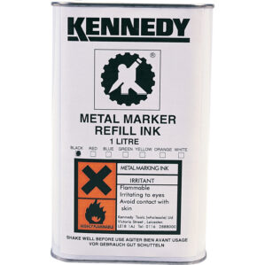 Replacement Metal Marker Ink Refill, White, 1ltr