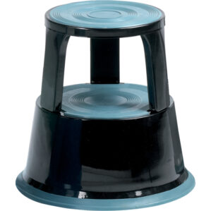 Black Metal Kick Stool