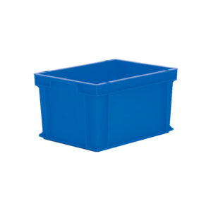 Polypropylene, Euro Container, Blue, 220mm x 300mm x, 400mm
