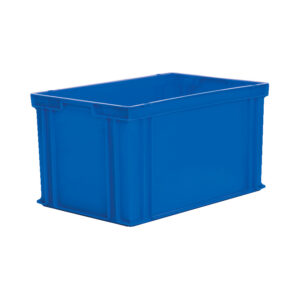 Polypropylene, Euro Container, Blue, 325mm x 400mm x, 600mm