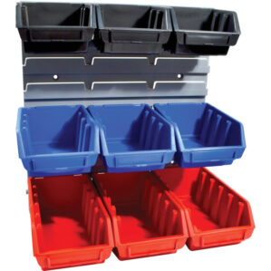 Heavy Duty Bin and Rack Set, 345mm x 385mm x 90mm