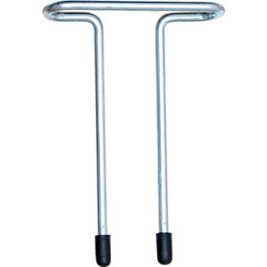 Double Prong Spigot, Zinc Finish